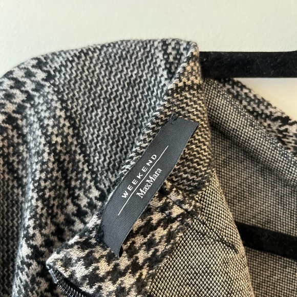 MAXMARA Weekend Houndstooths Gathered Midi Dress - Picture 3 of 8